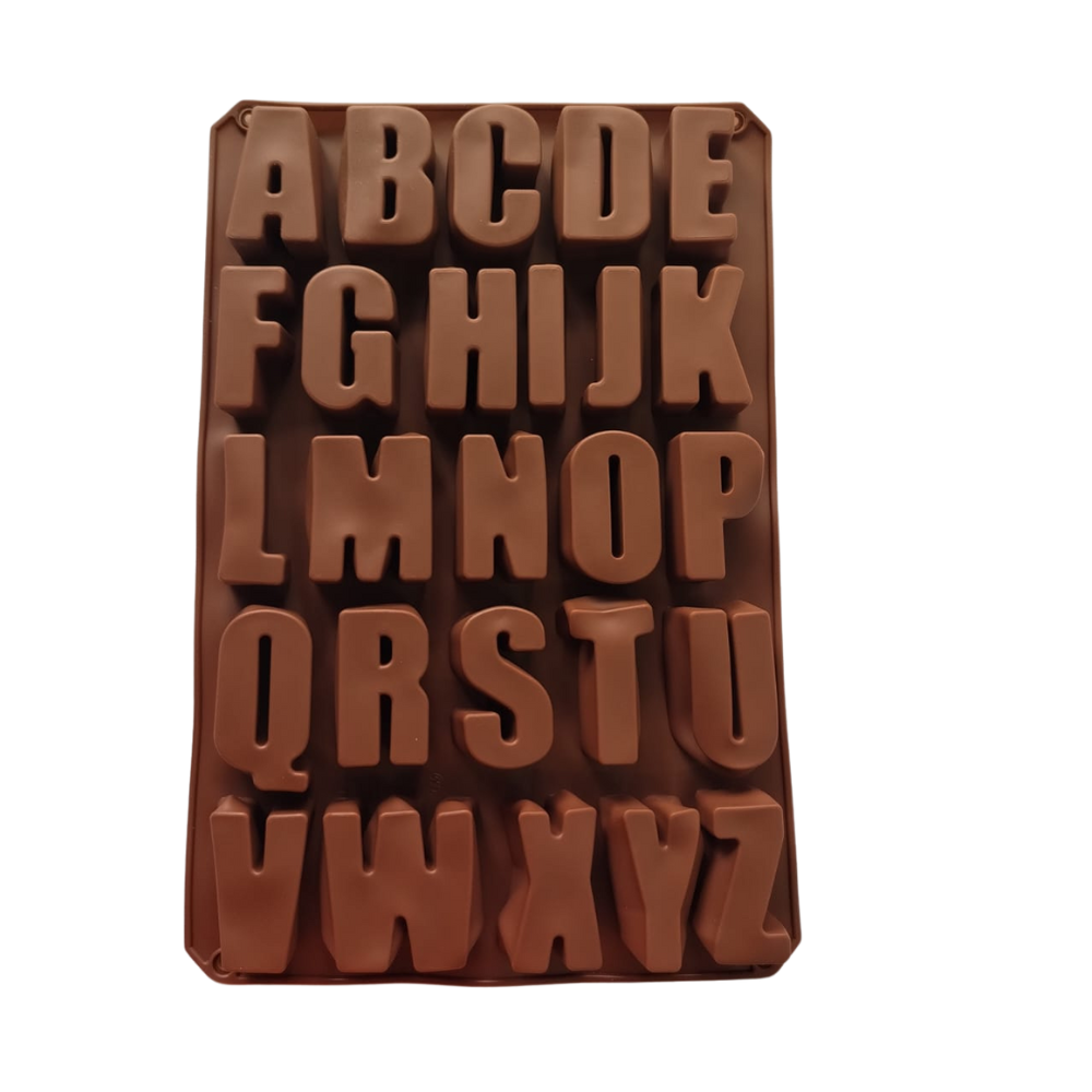 Molde - Letras de silicón para chocolate